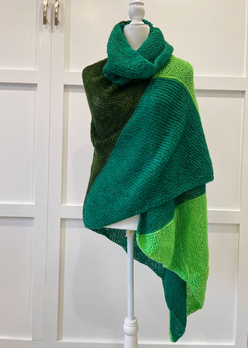 Whirlpool Design Stole (Knitting Pattern)
